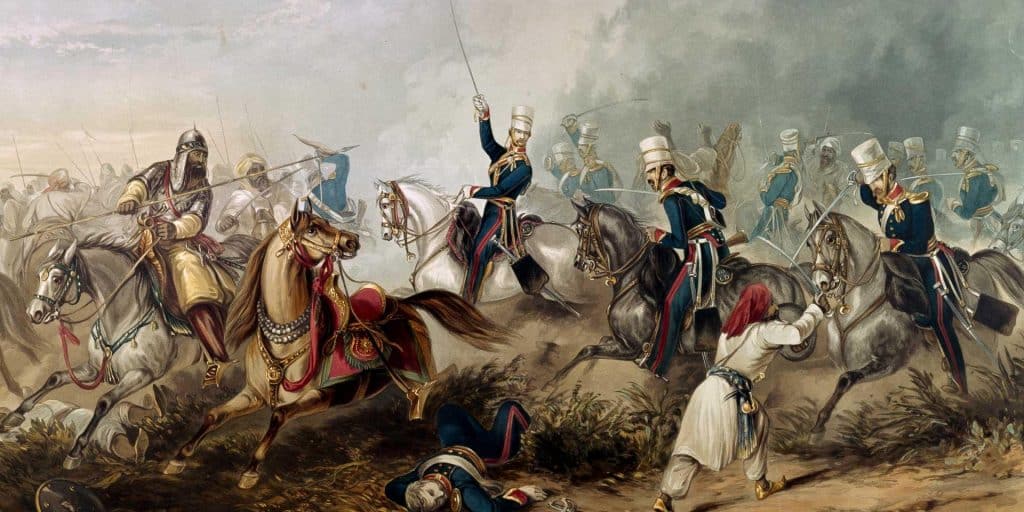 Charge of the 3rd King's Own Light Dragoons at Chilianwala, 1849