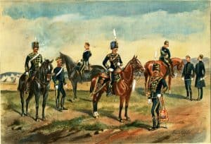 3rd The King's Own Hussars, 1890 - O'Beirne, Frank (artist)