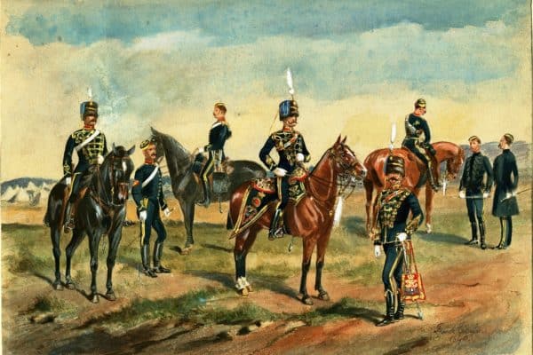 3rd The King's Own Hussars, 1890 - O'Beirne, Frank (artist)