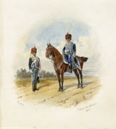 7th Queen's Own Hussars, 1811 - Simkin, Richard, (artist)