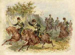 7th Queen's Own Hussars, 1886 - Norie, Orlando, 1832-1901 (artist)