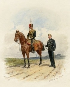 7th (Queen's Own) Hussars 1899 - Simkin, Richard, (artist)