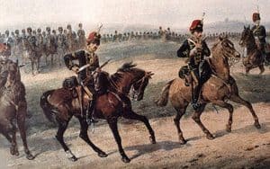 7th Hussars on manoeuvres