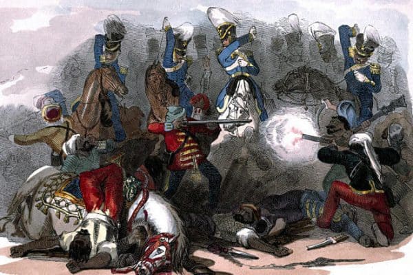 Battle of Moodkee 1845