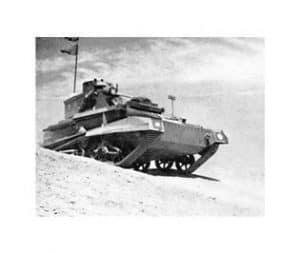 An MkV1B Light Tank was used in the North African campaign.