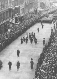 The funeral procession of Sir Winston Churchill