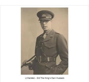Lt Karsten, 3rd The King's Own Hussars