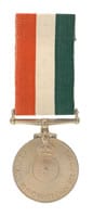 The Indian Independence Medal was awarded to all Indian military personnel serving on 15 August 1947. 