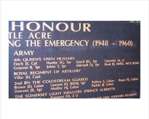 Remembering the Fallen - 4H in Malaya 1948