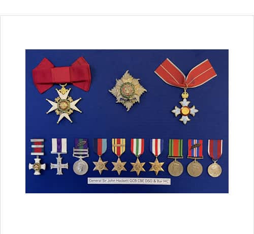 Gen Sir John Hackett - medal set