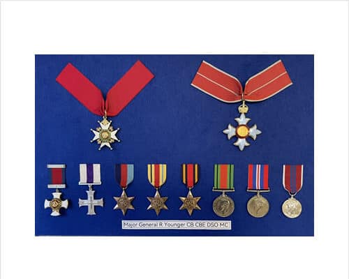 Maj Gen R Younger - medal set